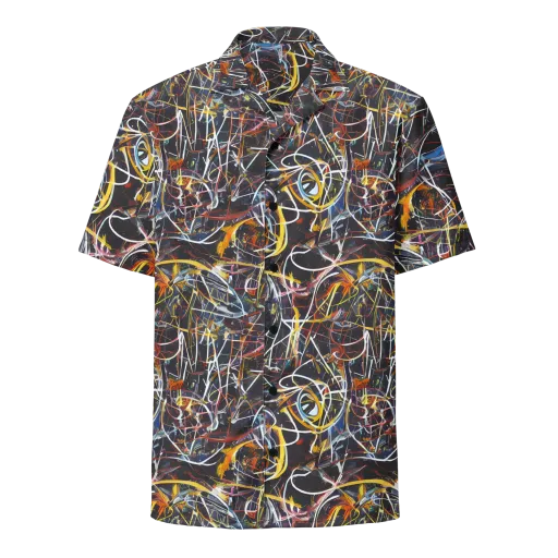 Brown Surge on a Button Shirt