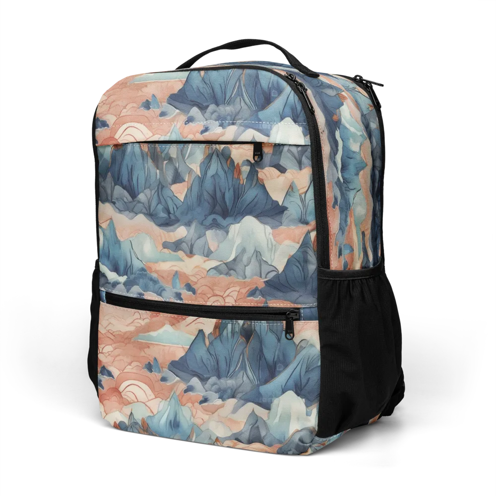 Celestial Peaks on Utility Backpack — Left Front