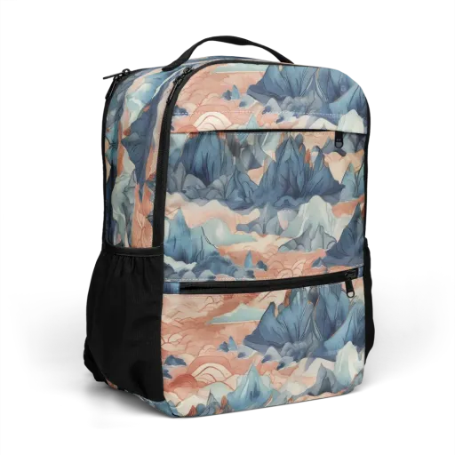 Celestial Peaks on a Utility Backpack