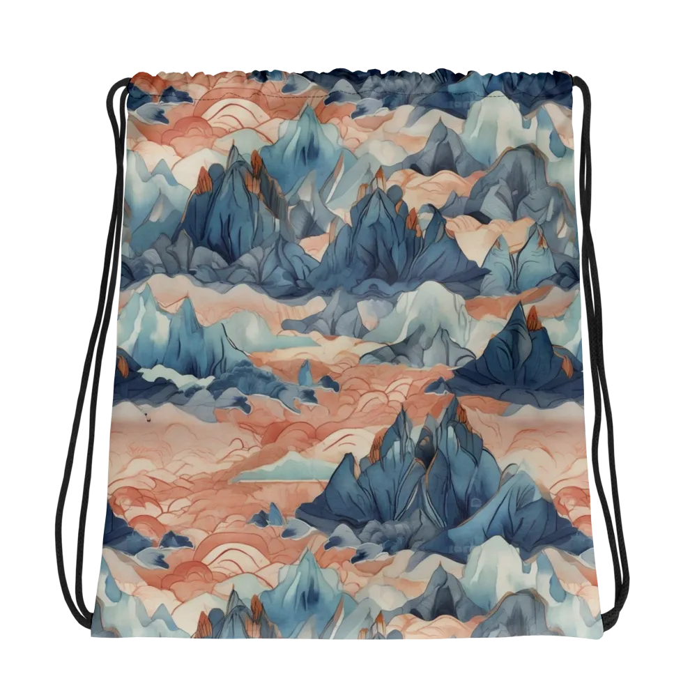 Celestial Peaks on Drawstring Bag — Photo