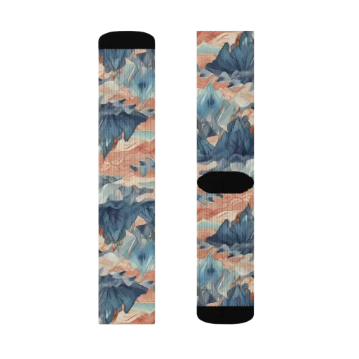 Celestial Peaks on a Socks