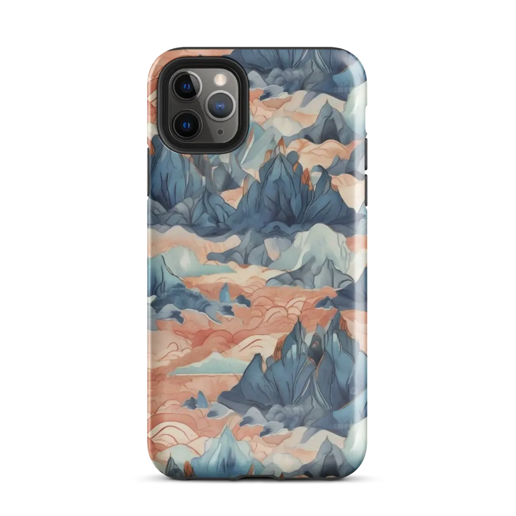 Celestial Peaks on Tough Case for iPhone® — Front