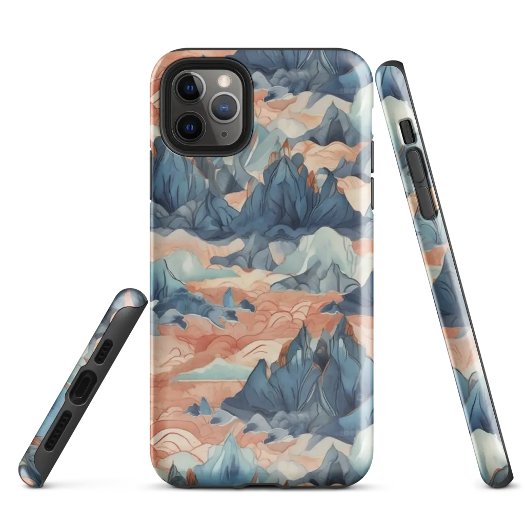 Celestial Peaks on Tough Case for iPhone® — Front