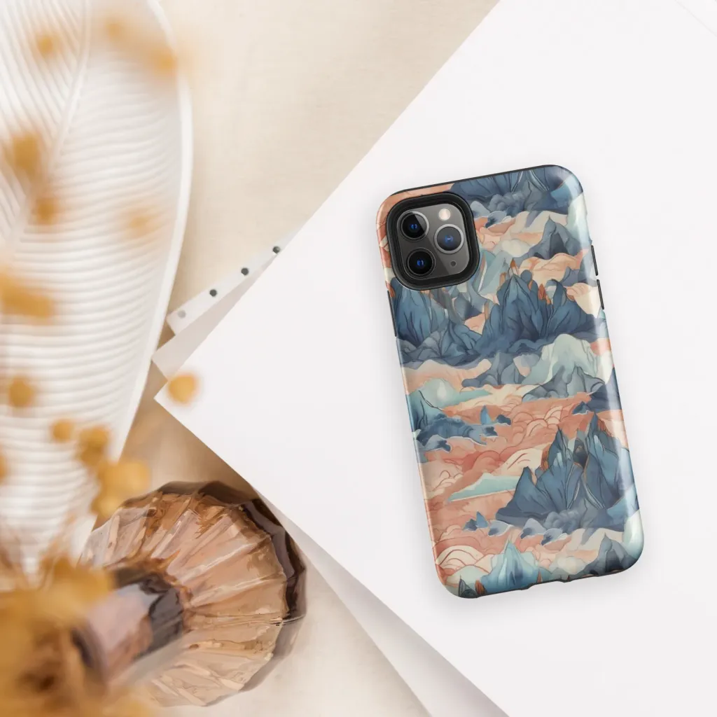 Celestial Peaks on Tough Case for iPhone® — Front