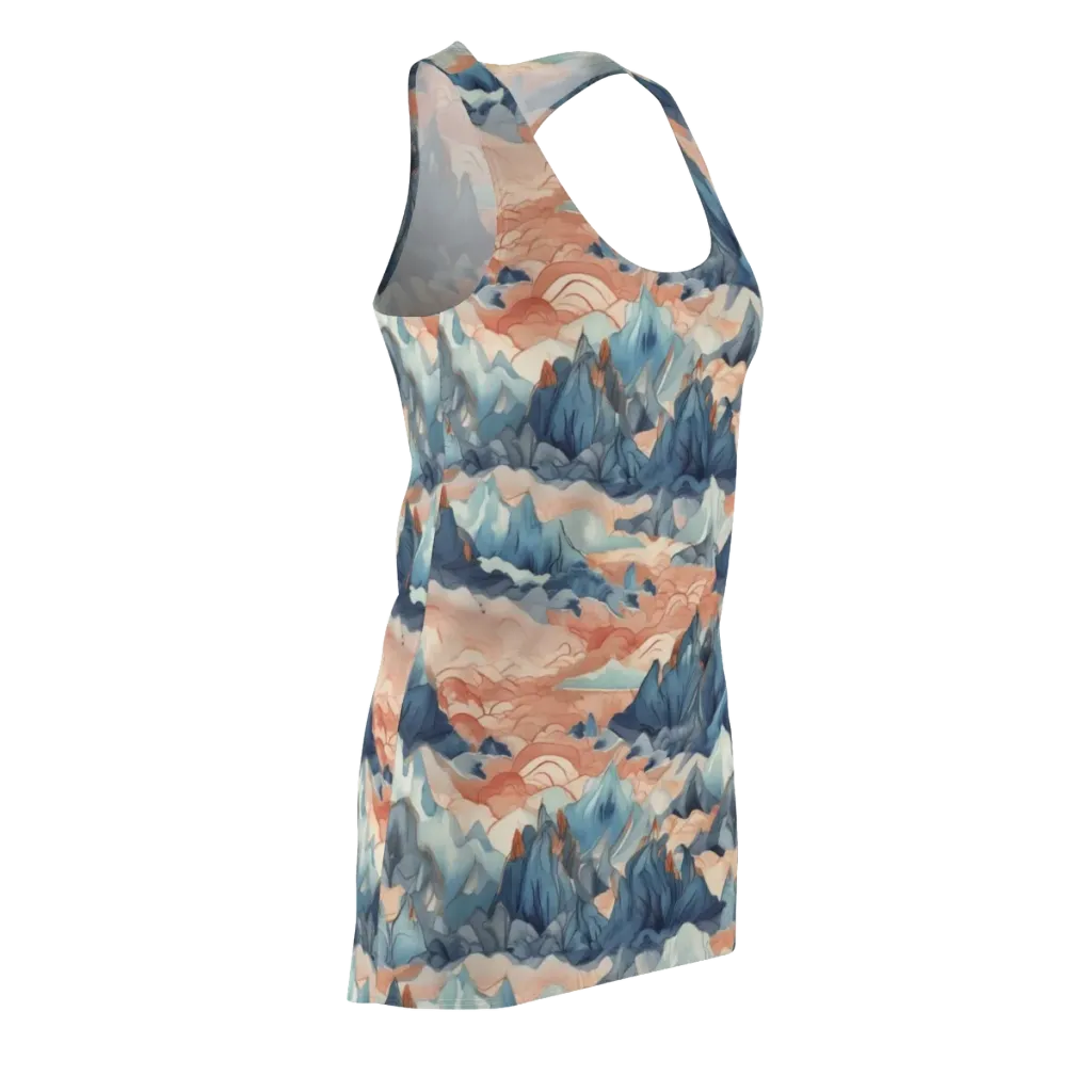 Celestial Peaks on Racerback Dress — Front Side
