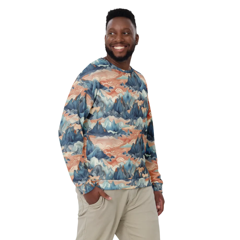 Celestial Peaks on Sweatshirt — Front