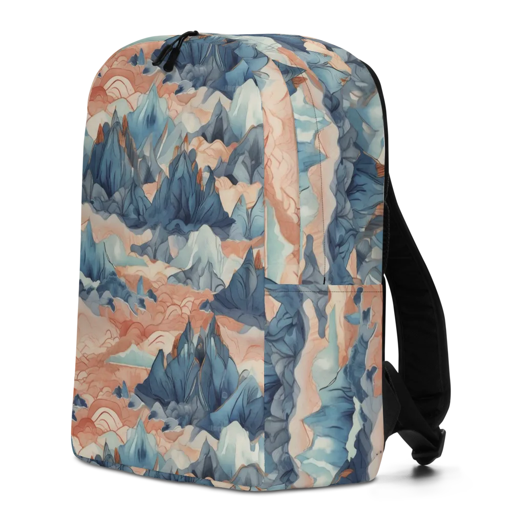 Celestial Peaks on Minimalist Backpack — Left