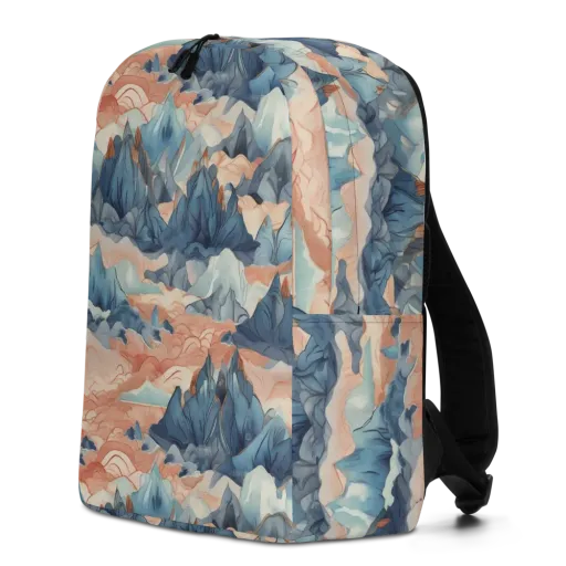 Celestial Peaks on a Minimalist Backpack