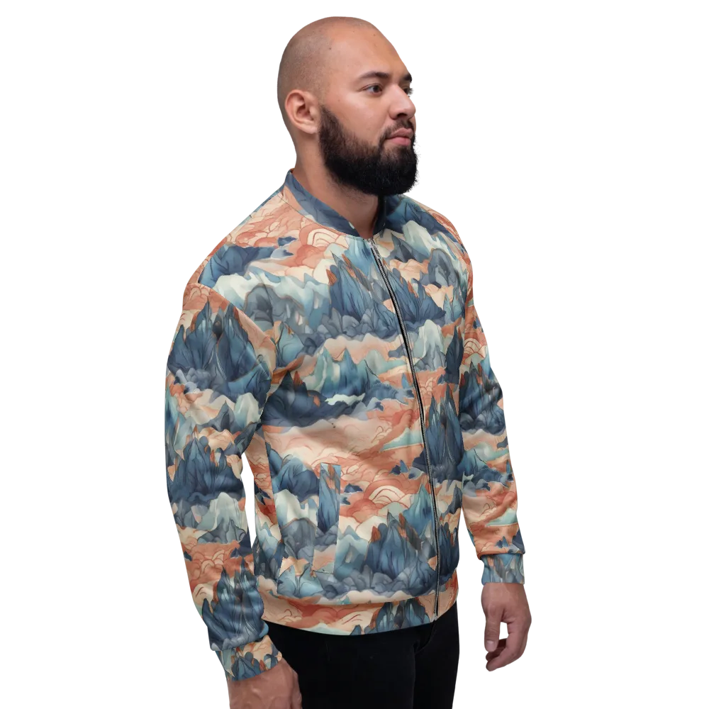 Celestial Peaks on Bomber Jacket — Right