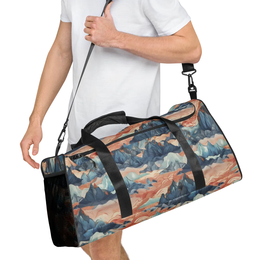 Celestial Peaks on Duffle Bag — Right Front