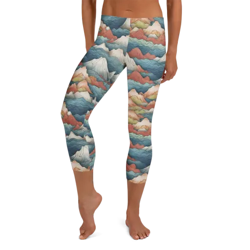 Tidal Alpines on a Capri Leggings