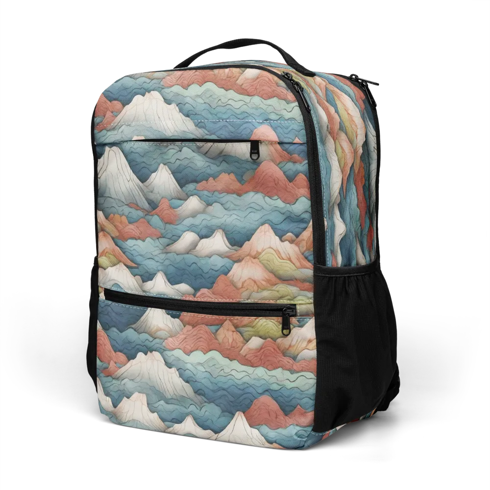 Tidal Alpines on Utility Backpack — Left Front