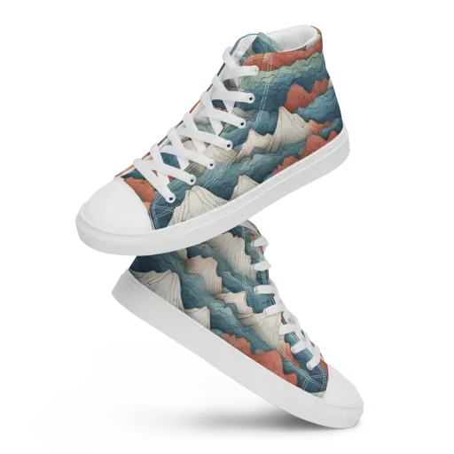 Tidal Alpines on a Men's High Top Canvas Shoes