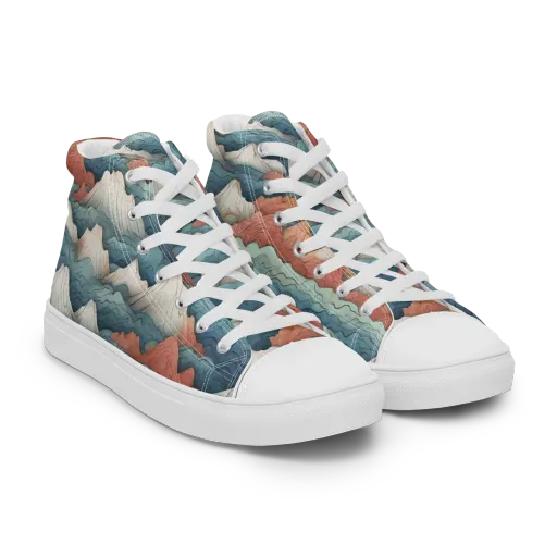 Tidal Alpines on a Women's High Top Canvas Shoes