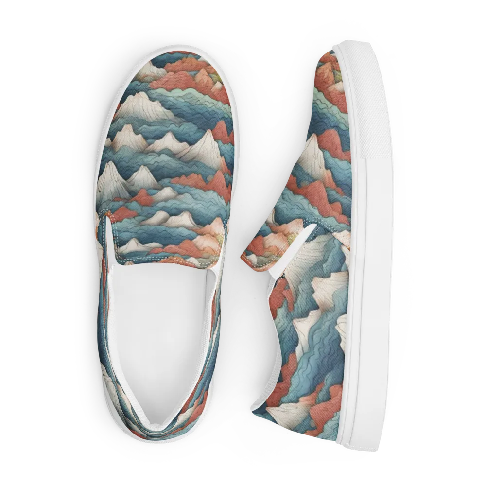Tidal Alpines on Men's Slip-On Canvas Shoes — Front