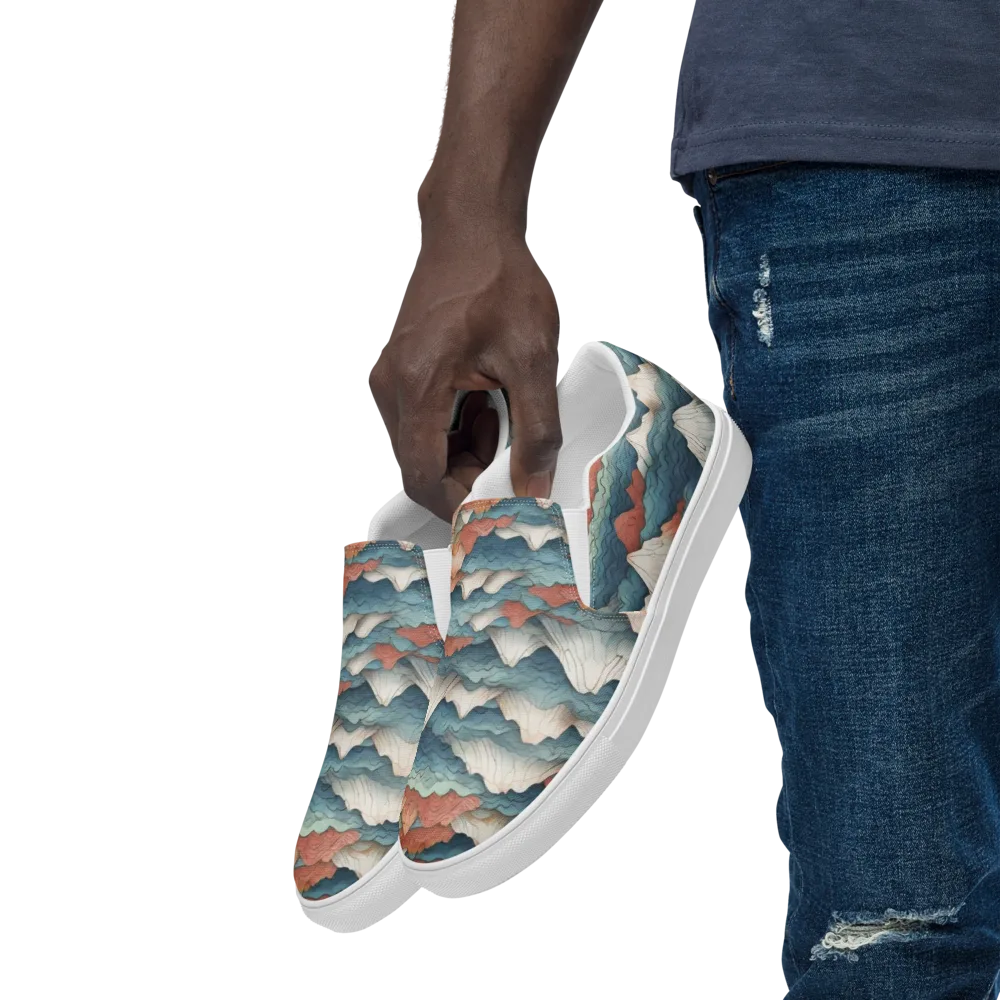 Tidal Alpines on Men's Slip-On Canvas Shoes — Left Front