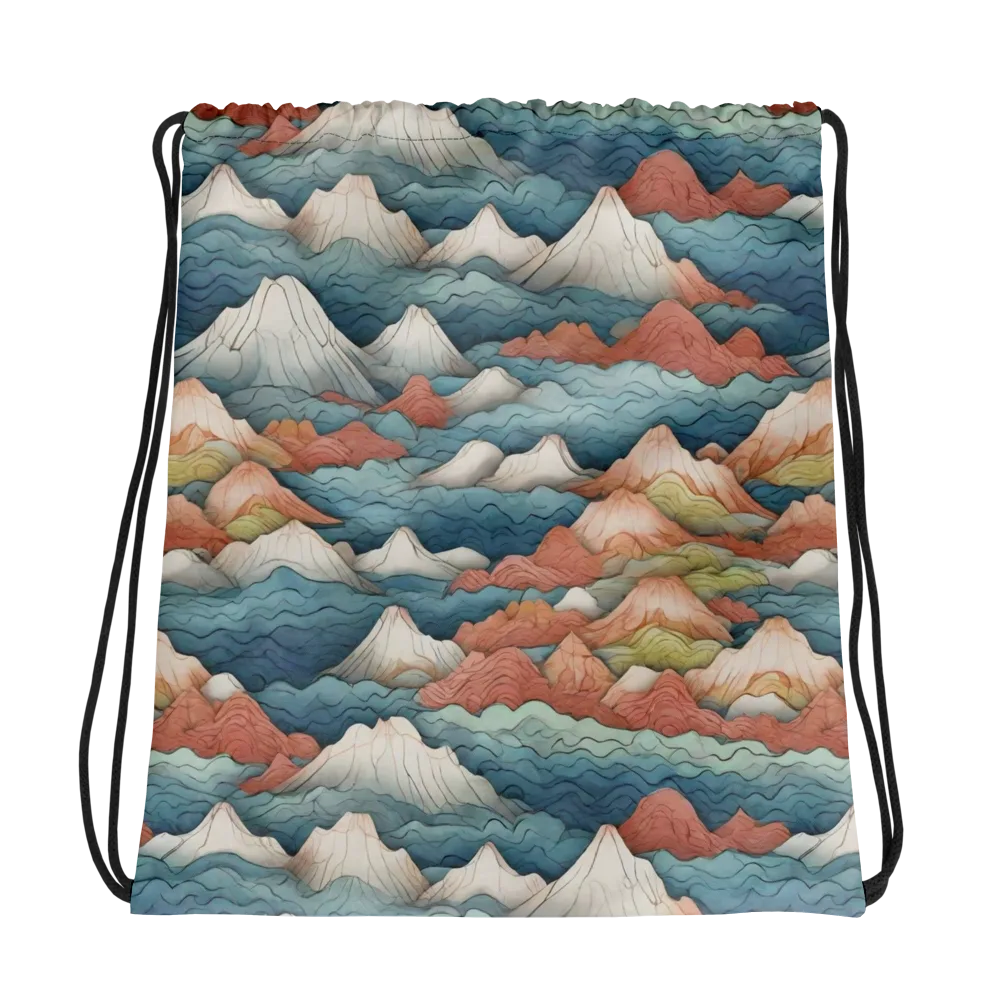 Tidal Alpines on Drawstring Bag — Photo