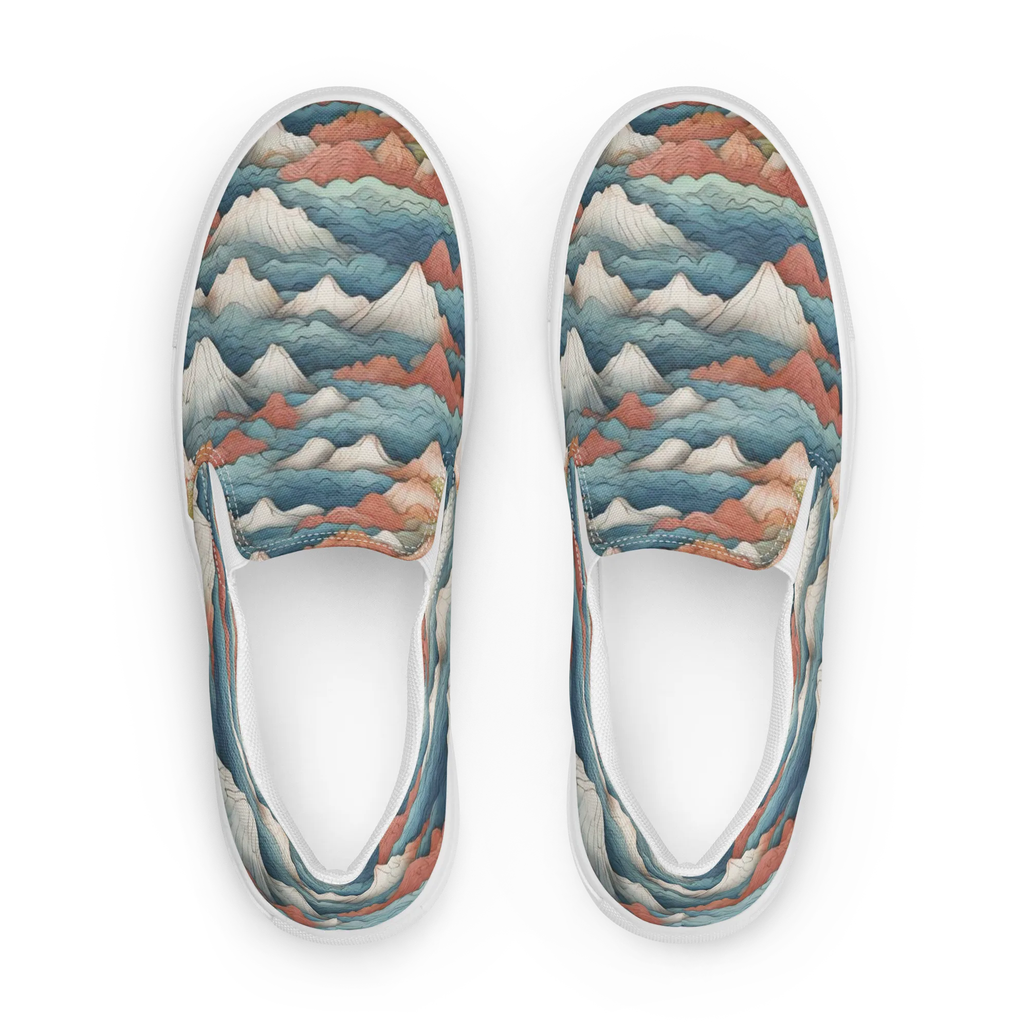 Tidal Alpines on Women's Slip-On Canvas Shoes — Front