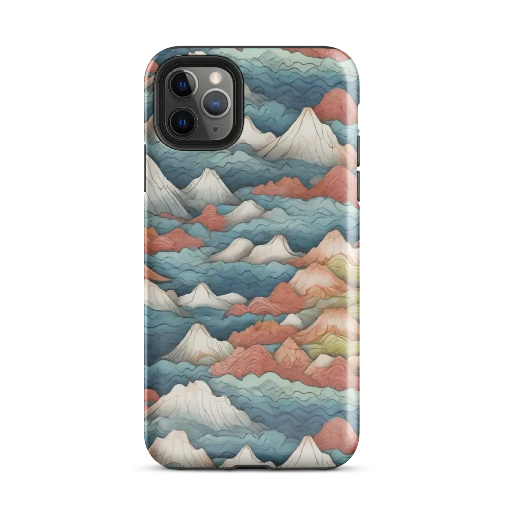 Tidal Alpines on Tough Case for iPhone® — Front