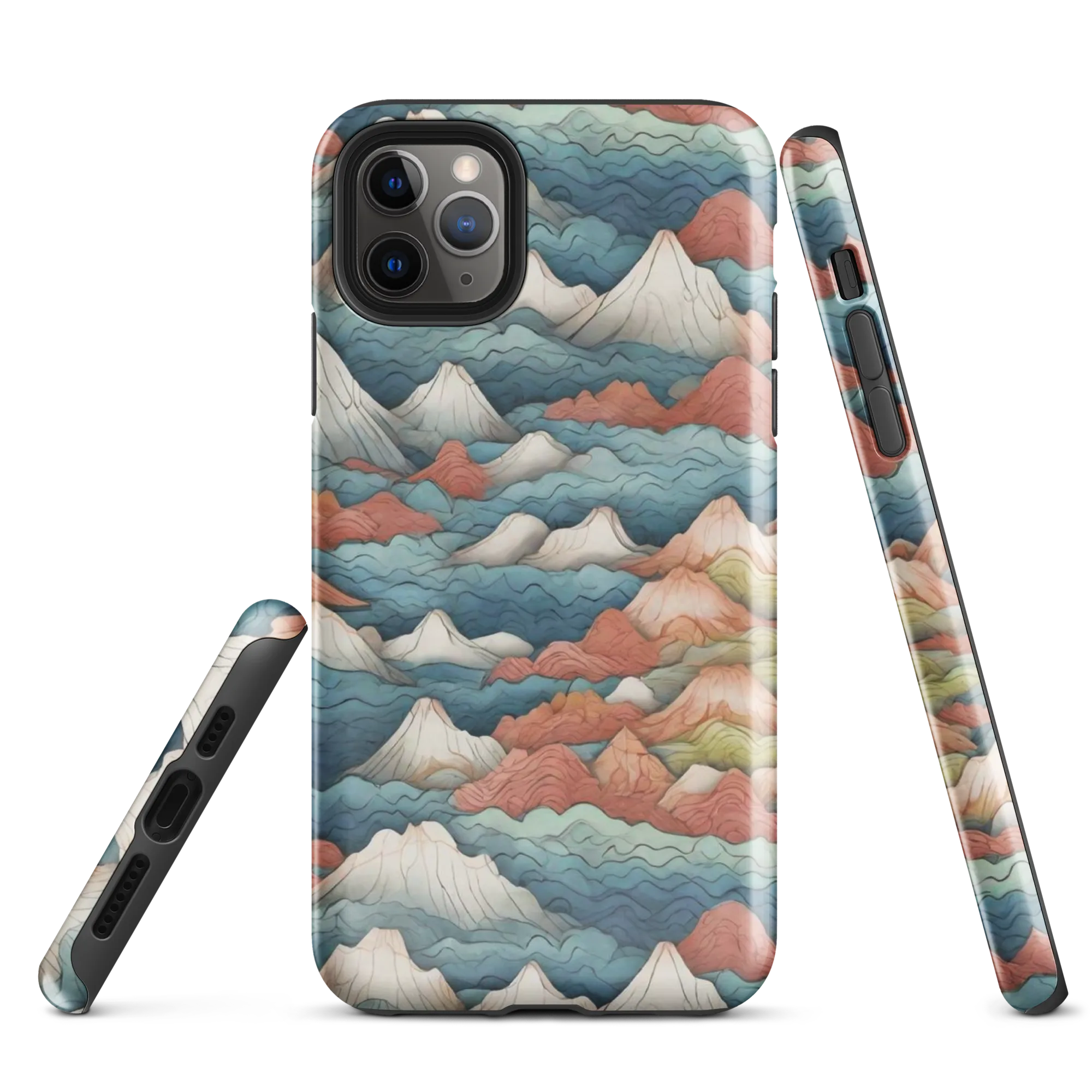 Tidal Alpines on Tough Case for iPhone® — Front