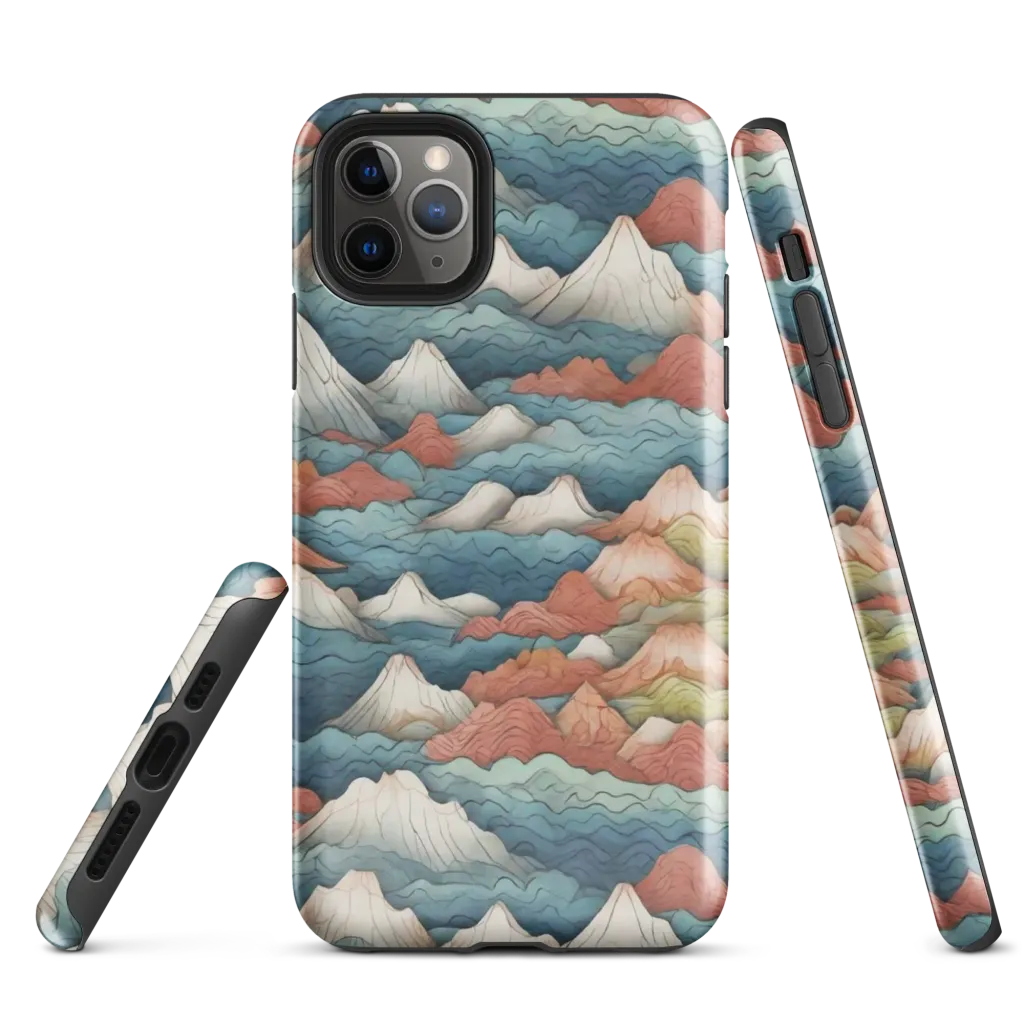 Tidal Alpines on Tough Case for iPhone® — Front