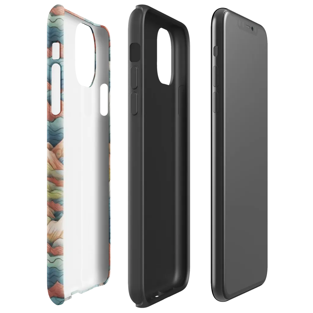 Tidal Alpines on Tough Case for iPhone® — Right
