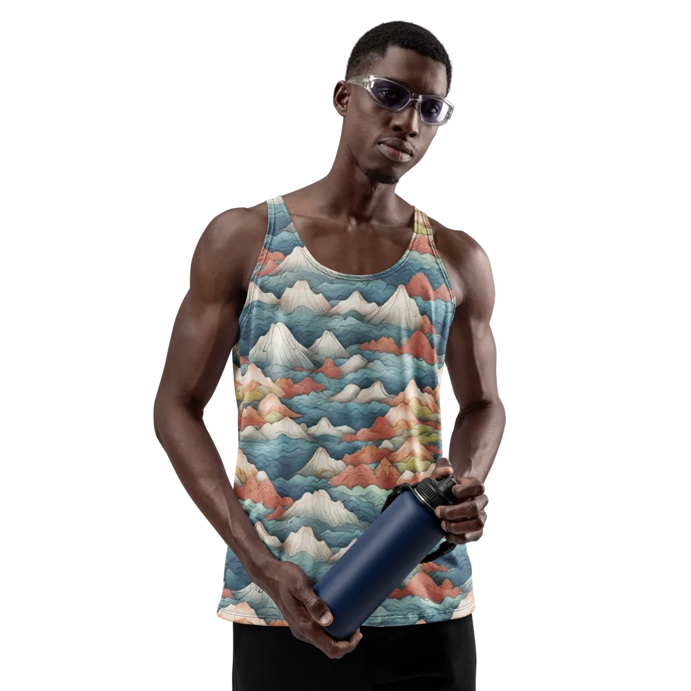 Tidal Alpines on Men's Tank Top — Front