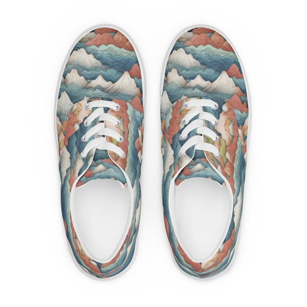 Tidal Alpines on Men's Lace-Up Canvas Shoes — Front