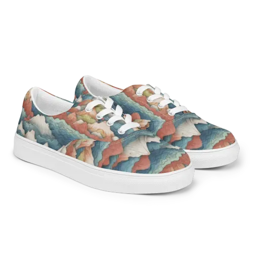 Tidal Alpines on a Men's Lace-Up Canvas Shoes