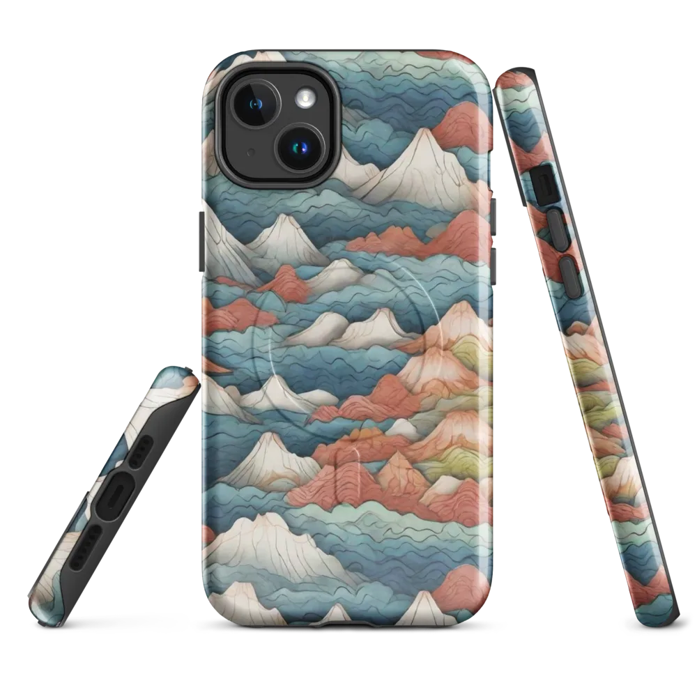 Tidal Alpines on MagSafe Tough Case for iPhone® — Front