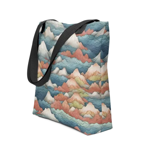 Tidal Alpines on a Tote Bag
