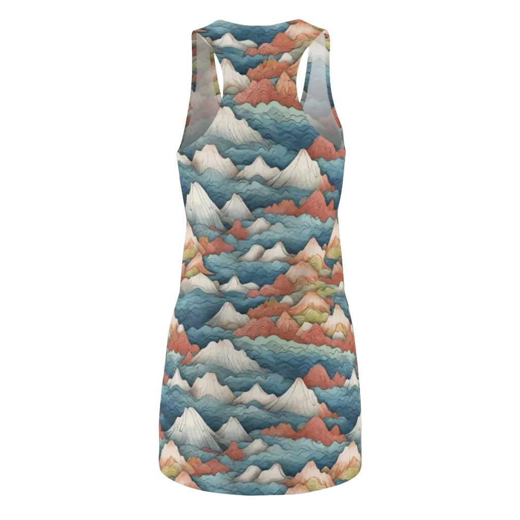 Tidal Alpines on Racerback Dress — Back