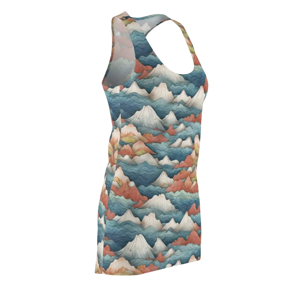 Tidal Alpines on Racerback Dress — Front Side