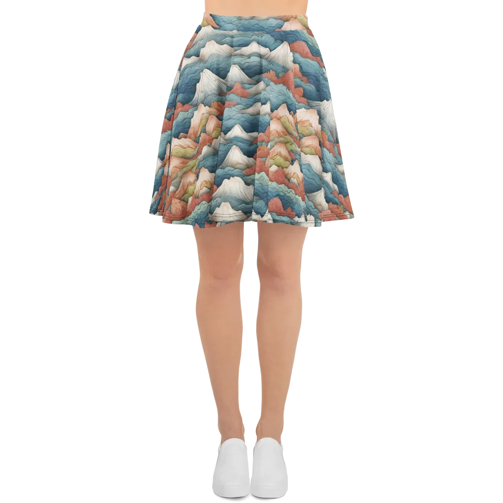 Tidal Alpines on Skater Skirt — Front