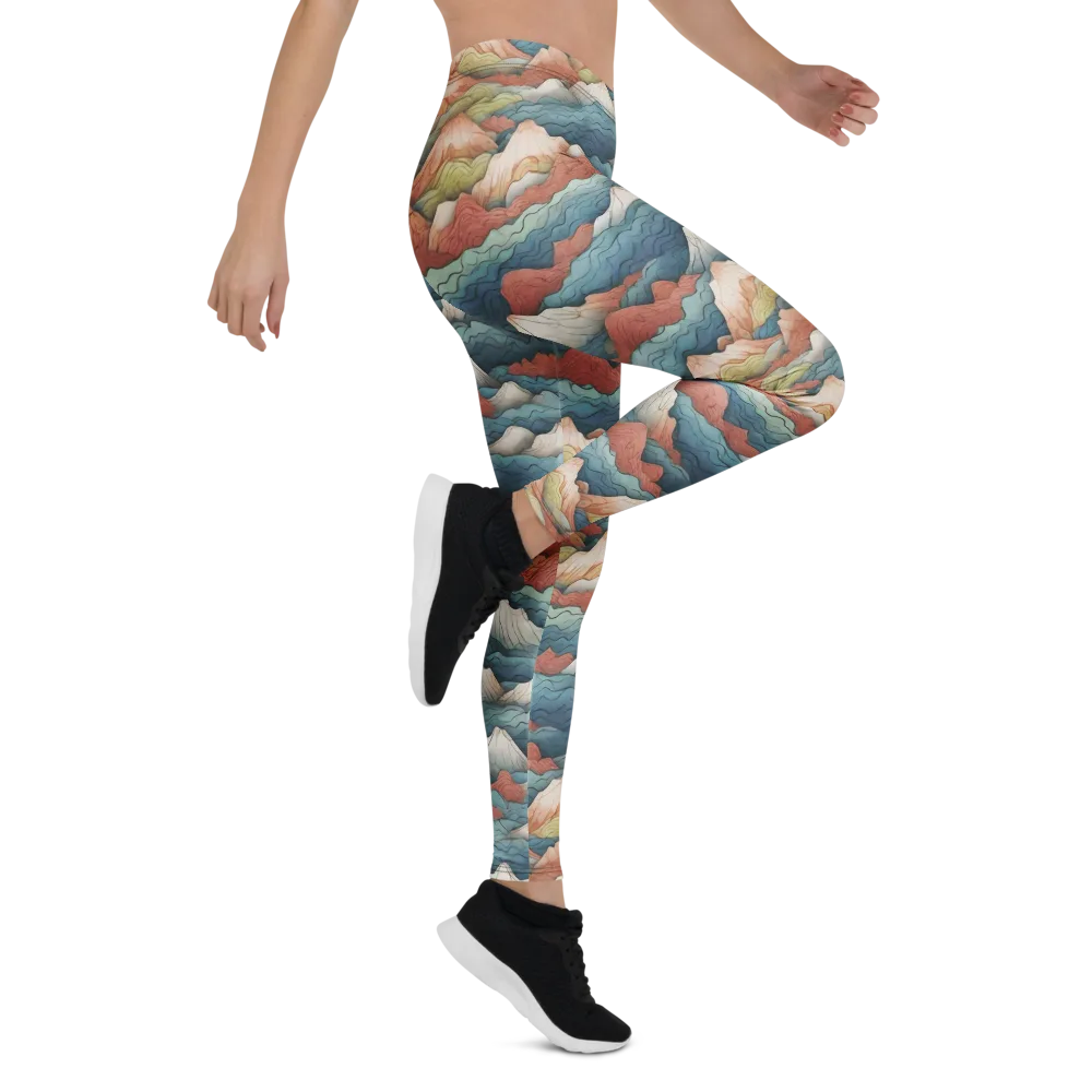 Tidal Alpines on Leggings — Right