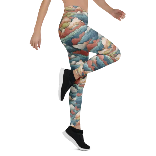 Tidal Alpines on a Leggings
