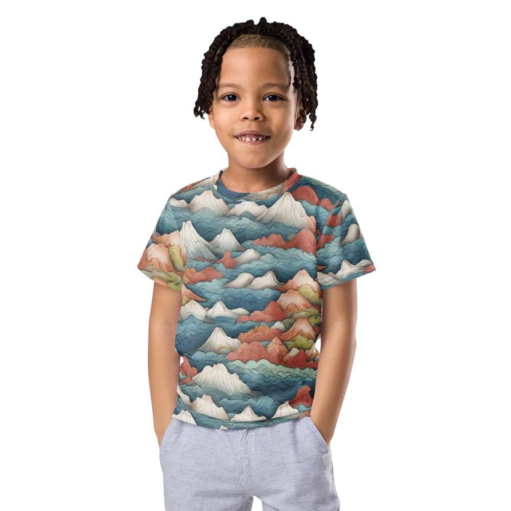 Tidal Alpines on Kids Crew Neck T-Shirt — Front