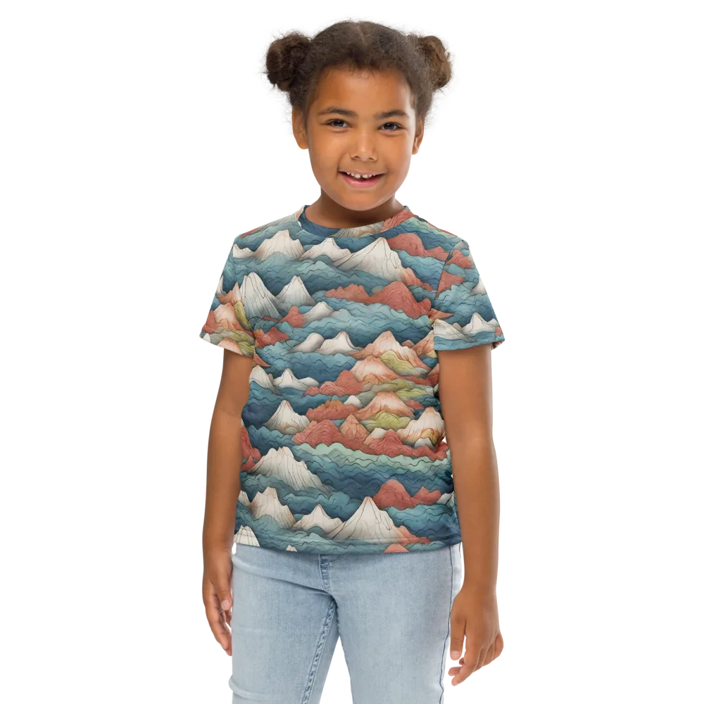 Tidal Alpines on Kids Crew Neck T-Shirt — Front