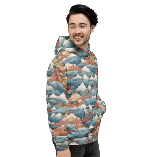 Tidal Alpines on a Hoodie