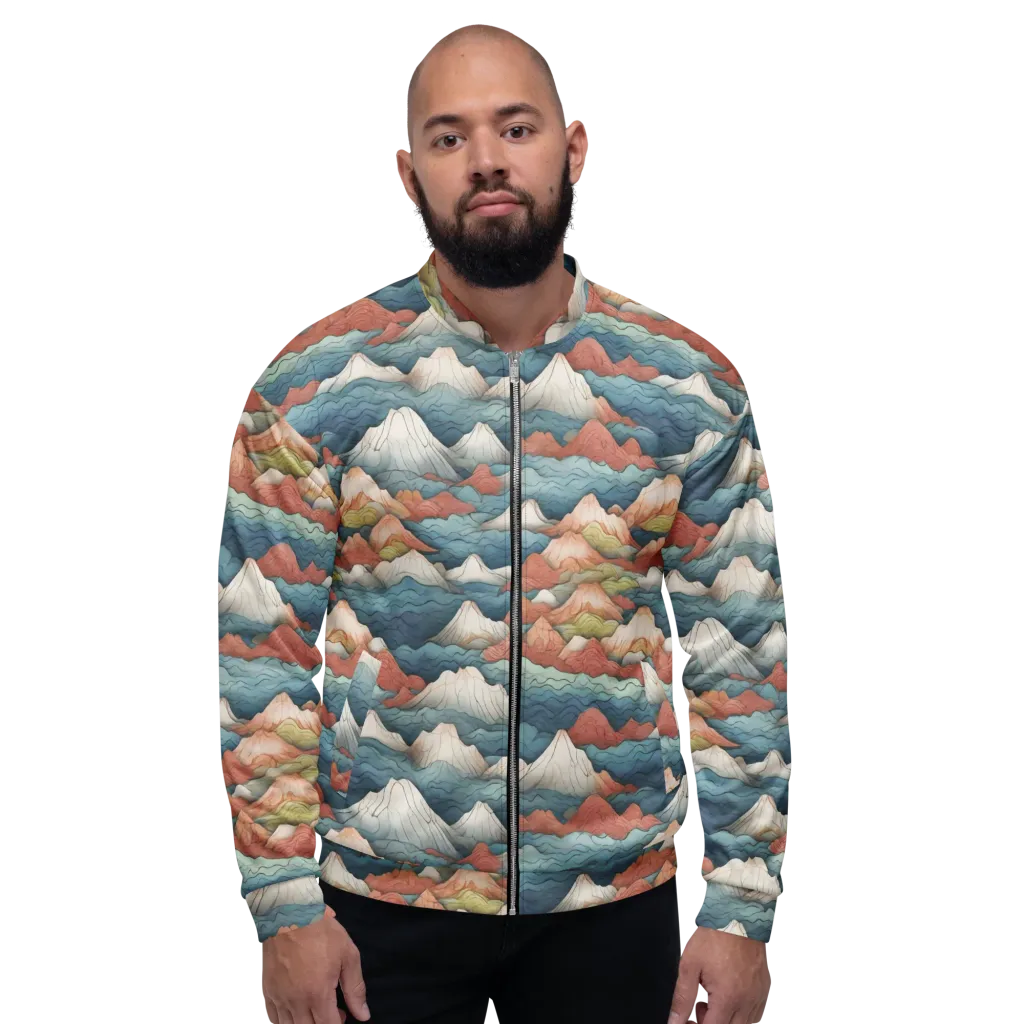 Tidal Alpines on Bomber Jacket — Front