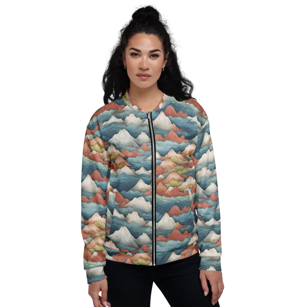 Tidal Alpines on Bomber Jacket — Front