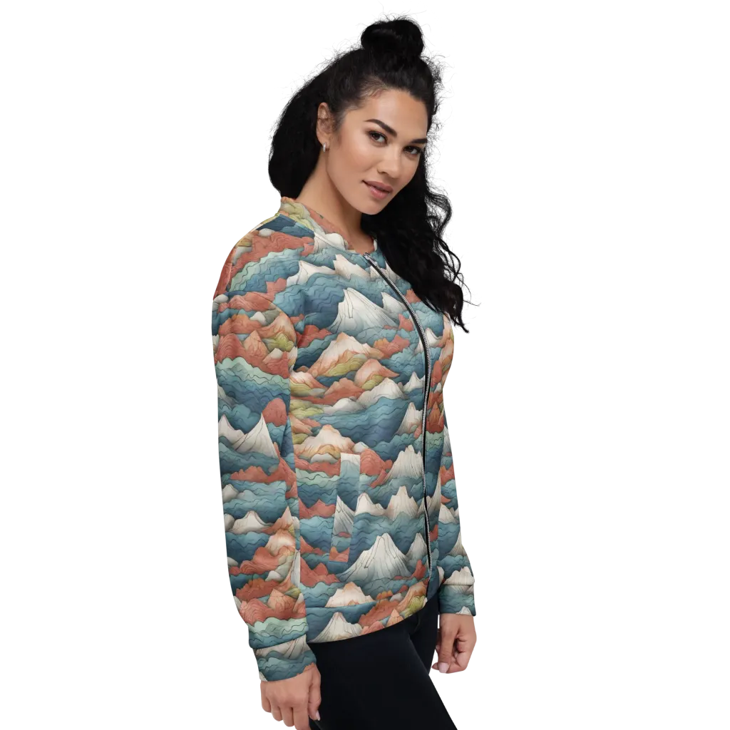 Tidal Alpines on Bomber Jacket — Right