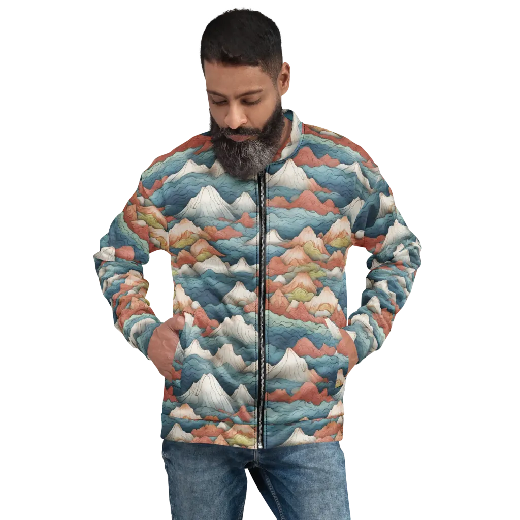 Tidal Alpines on Bomber Jacket — Front