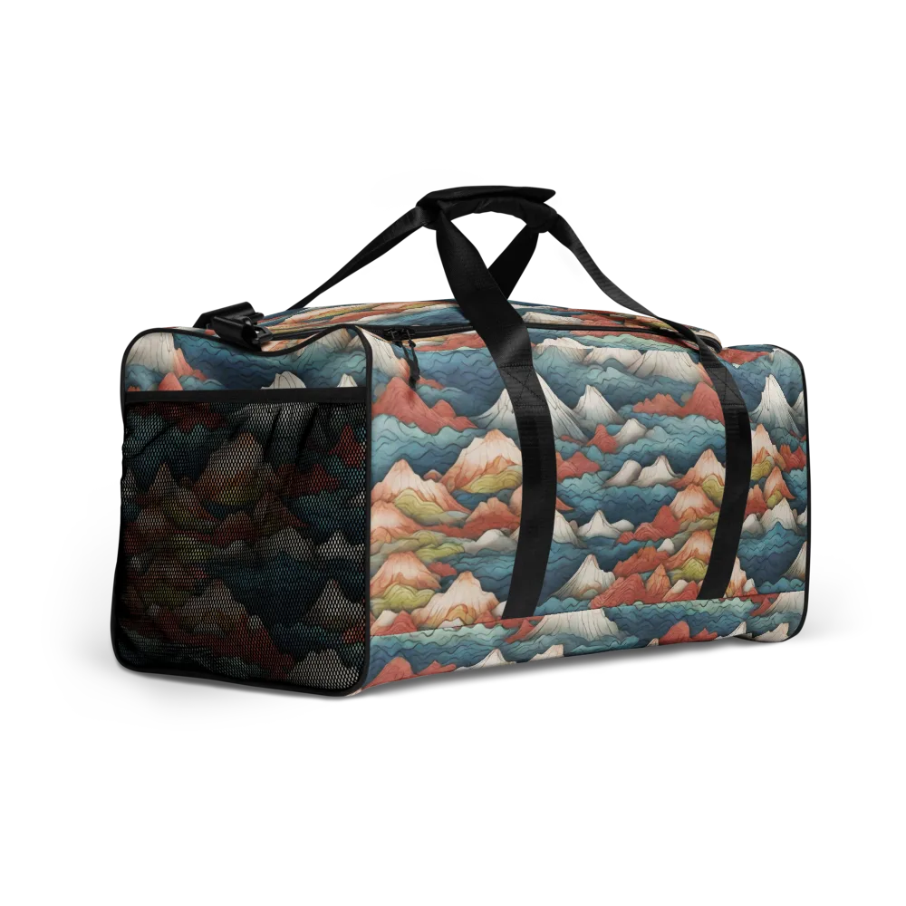 Tidal Alpines on Duffle Bag — Right Front