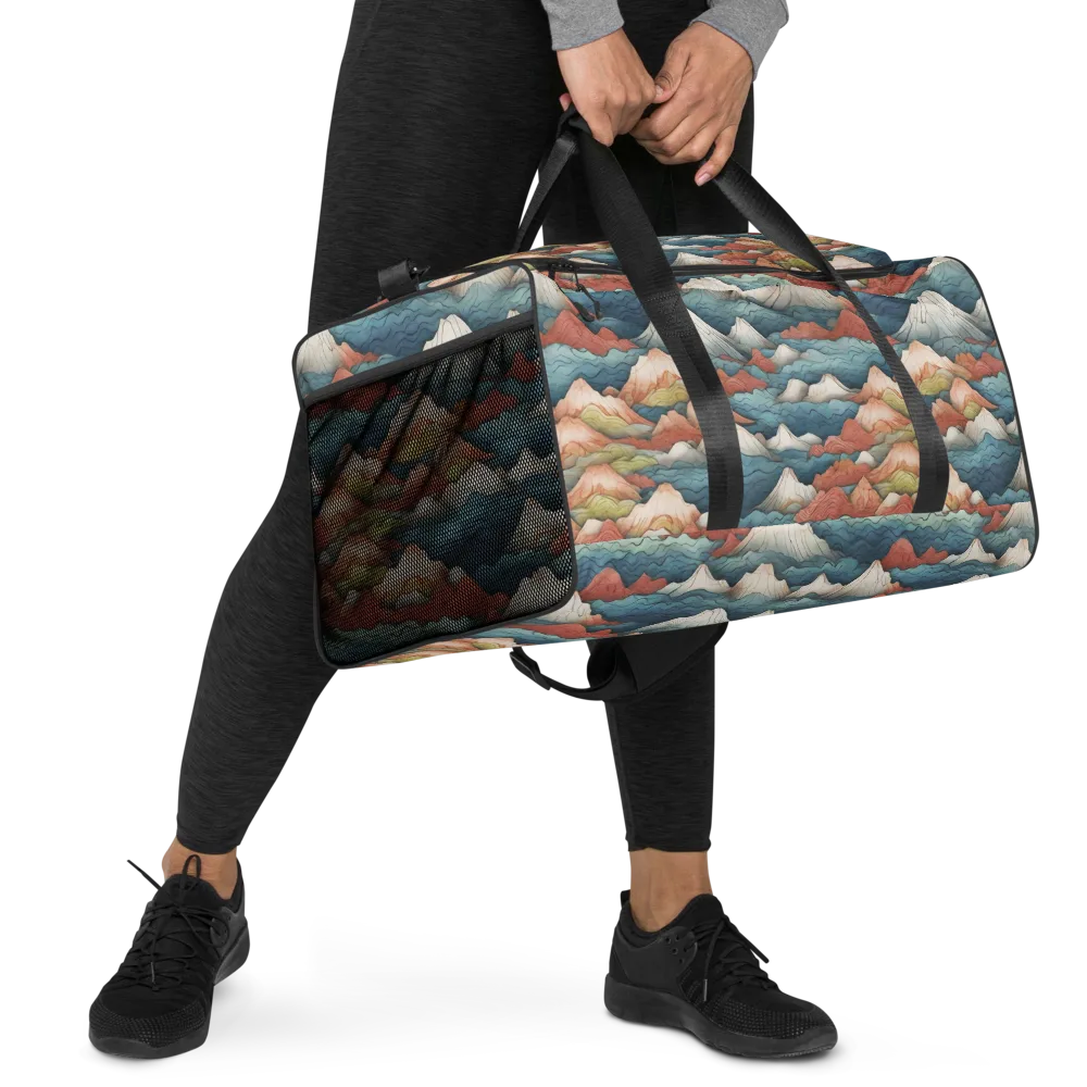 Tidal Alpines on Duffle Bag — Right Front