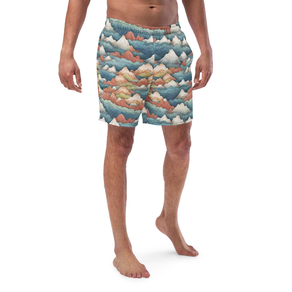 Tidal Alpines on Swim Trunks — Front