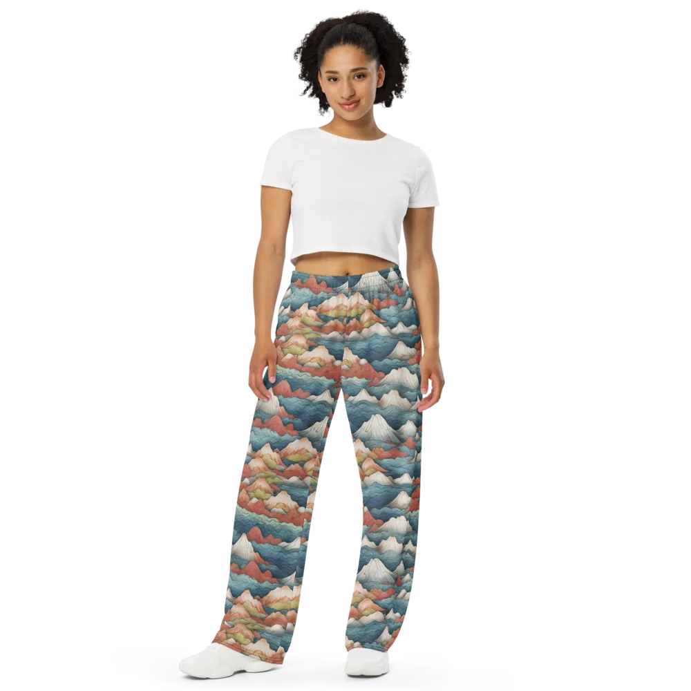 Tidal Alpines on Wide-Leg Pants — Front