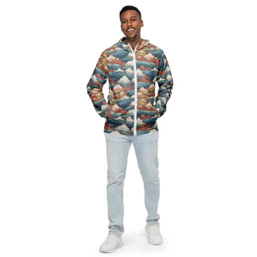 Tidal Alpines on a Men's Windbreaker