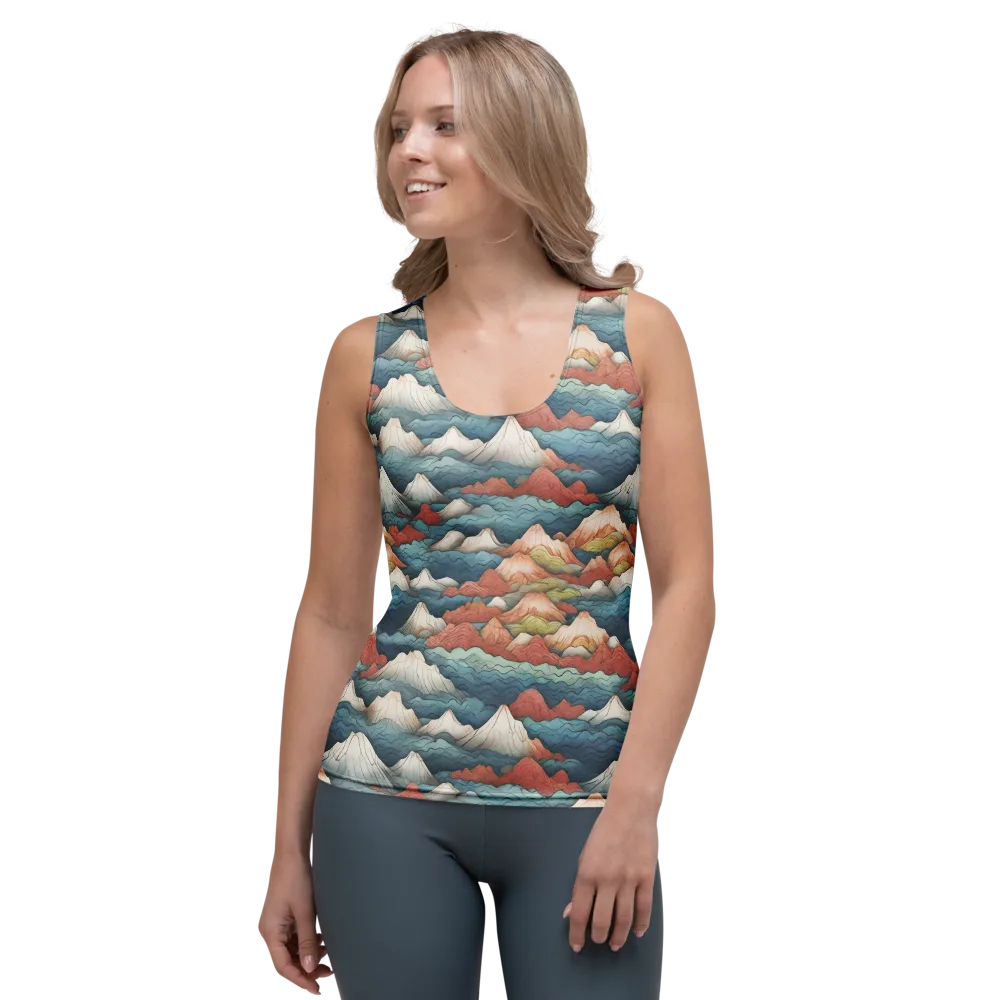 Tidal Alpines on Women's Tank Top — Front