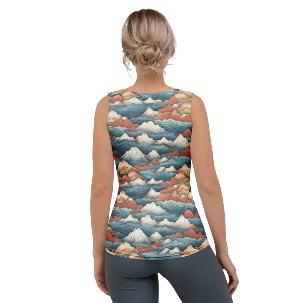 Tidal Alpines on Women's Tank Top — Back